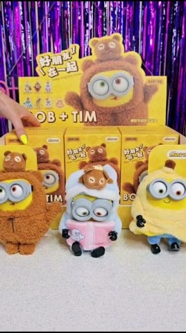 Bob + Tim Sarı Blind Box Peluş Oyuncak Süpriz PAket
