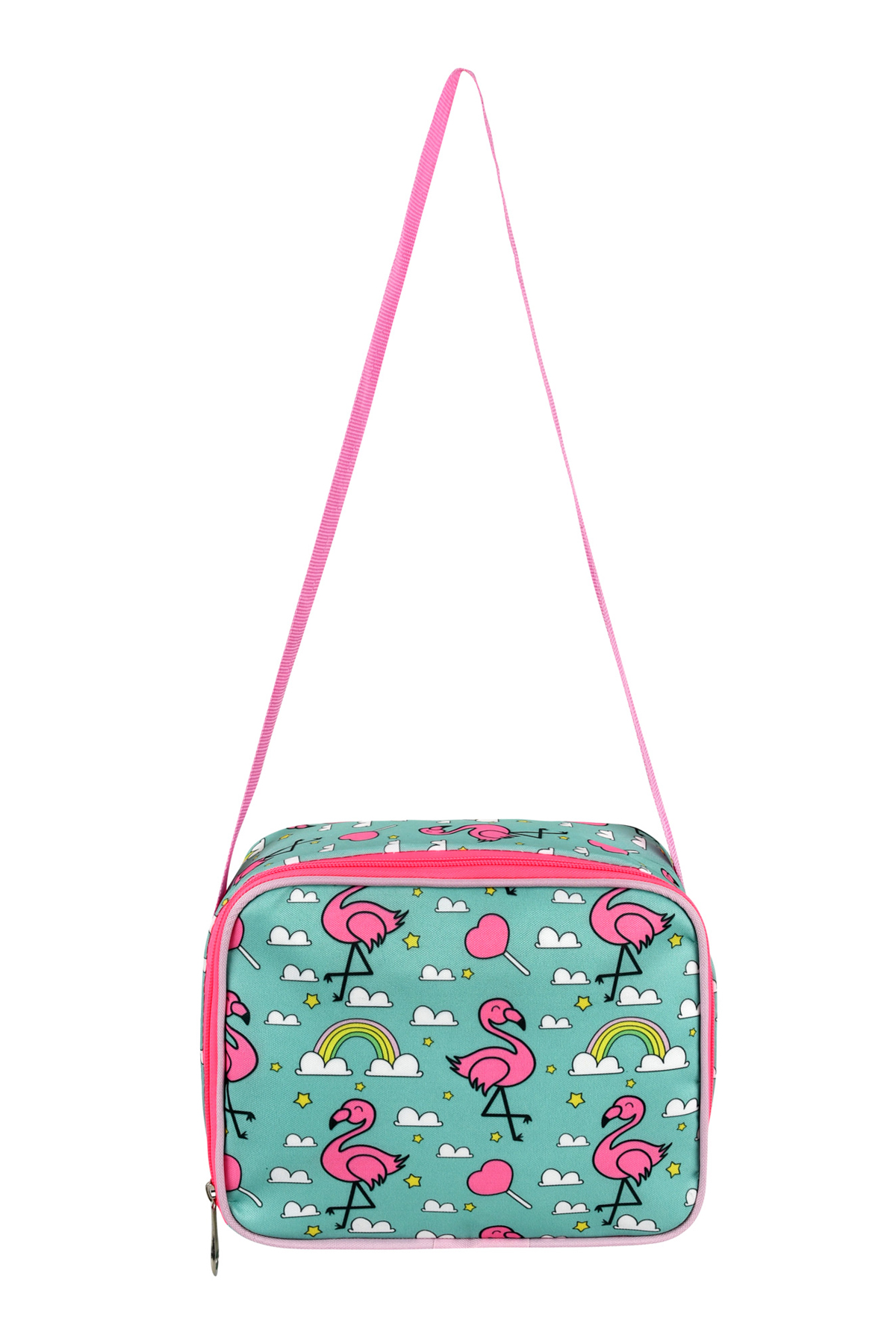 Lisanslı Flamingo 3’lü Set İlkokul Çantası, Termal Beslenme Çantası ve Kalem Kutusu Seti