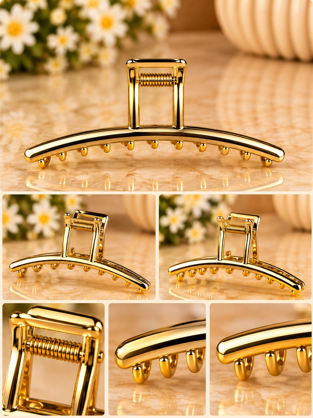 Gold Lüks Metal Toka