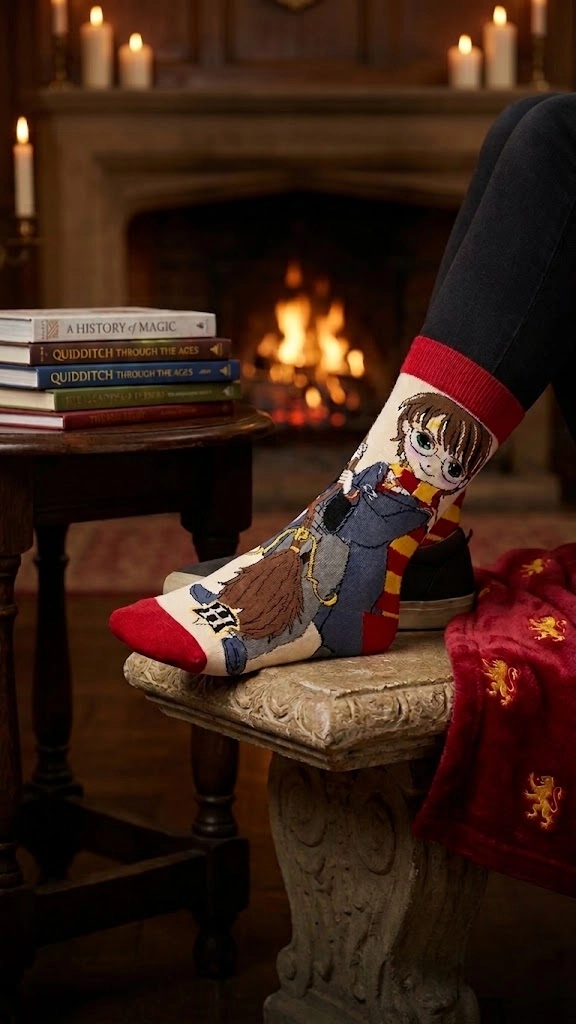 Harry Potter Figürlü Çorap