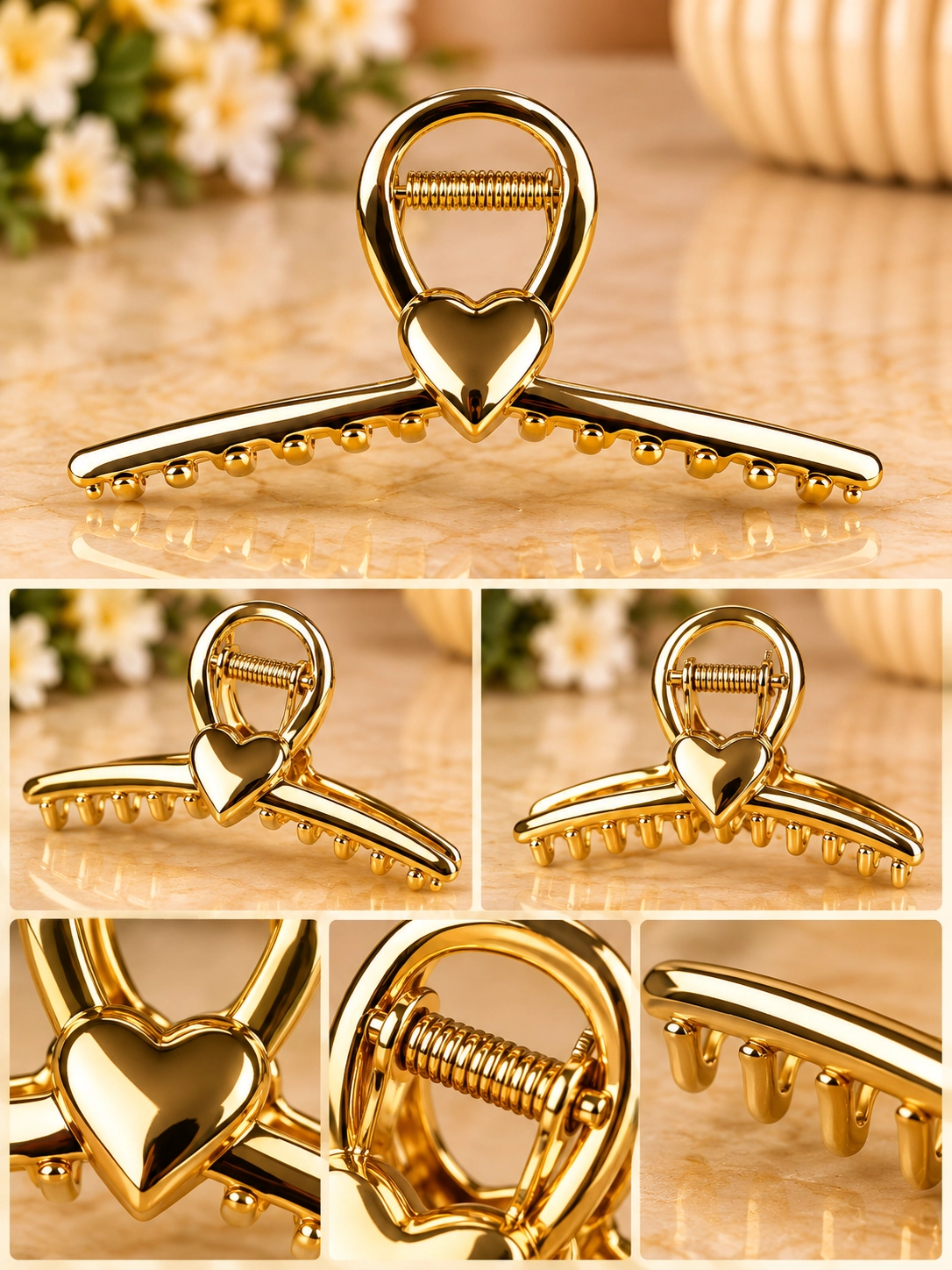 Gold Lüks Metal Toka