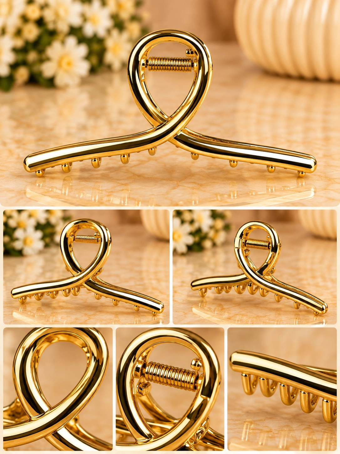 Gold Lüks Metal Toka