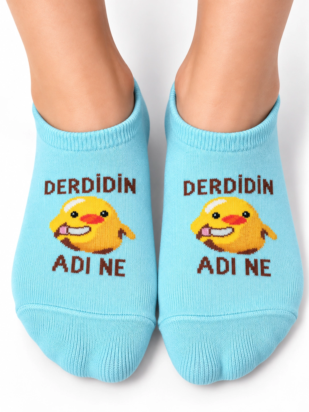 Sevimli Yazılı Çorap
