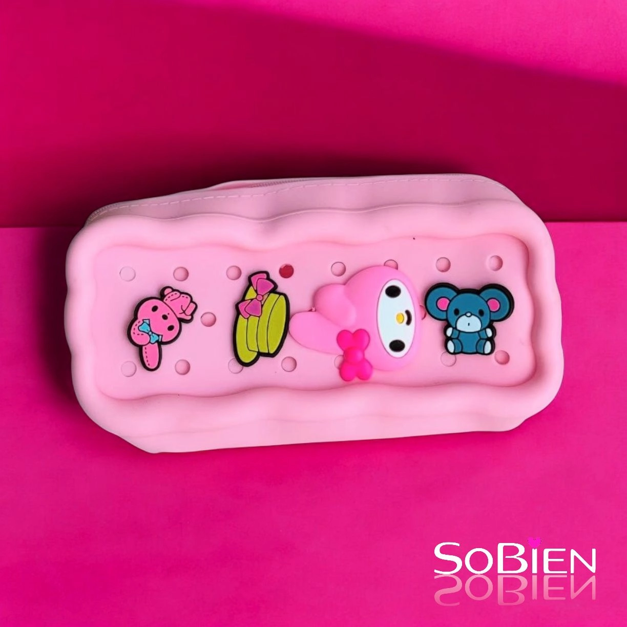  Crocs Model Silikon  Kuromi -Mymelody Kalem Kutu
