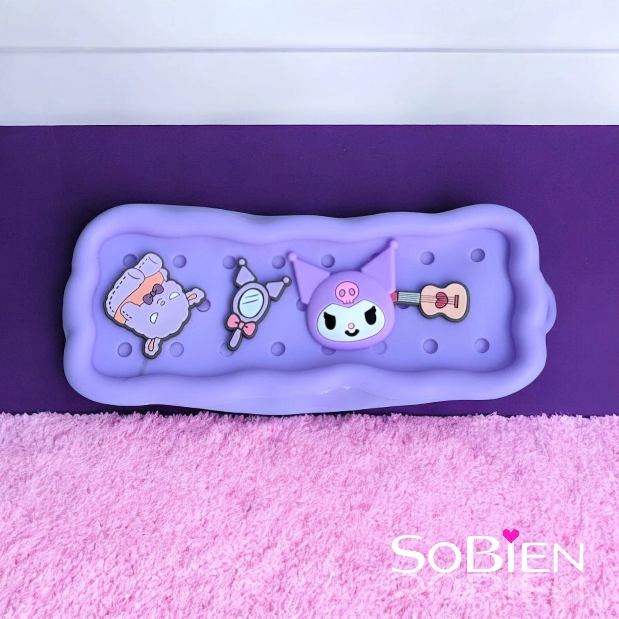  Crocs Model Silikon  Kuromi -Mymelody Kalem Kutu