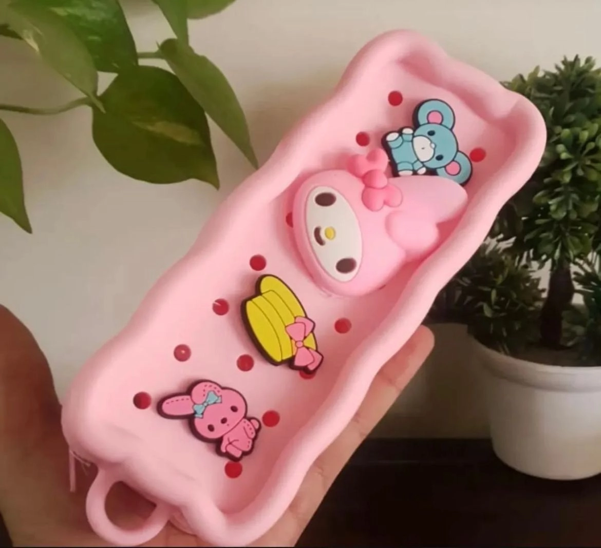  Crocs Model Silikon  Kuromi -Mymelody Kalem Kutu