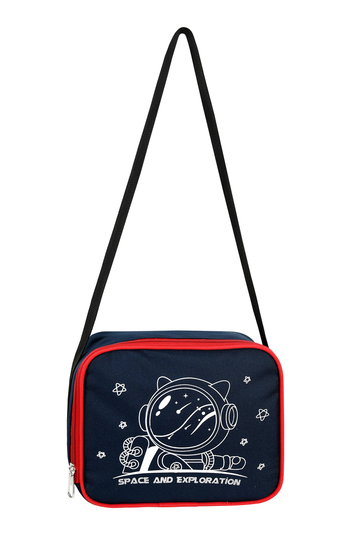 Lisanslı Lacivert Astronot Space İlkokul ve Beslenme Çantası Seti