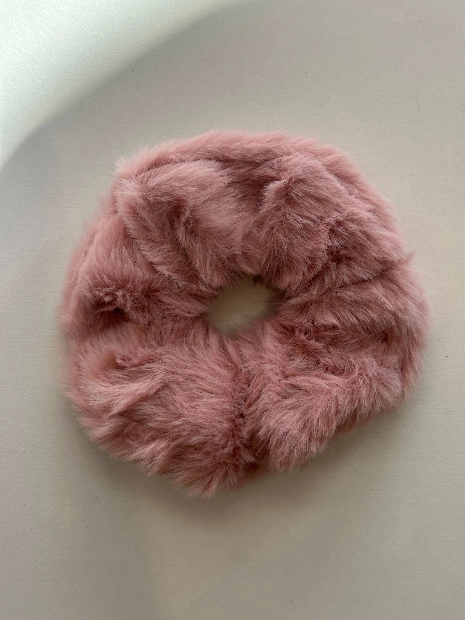 Pembe Peluş Simit Toka