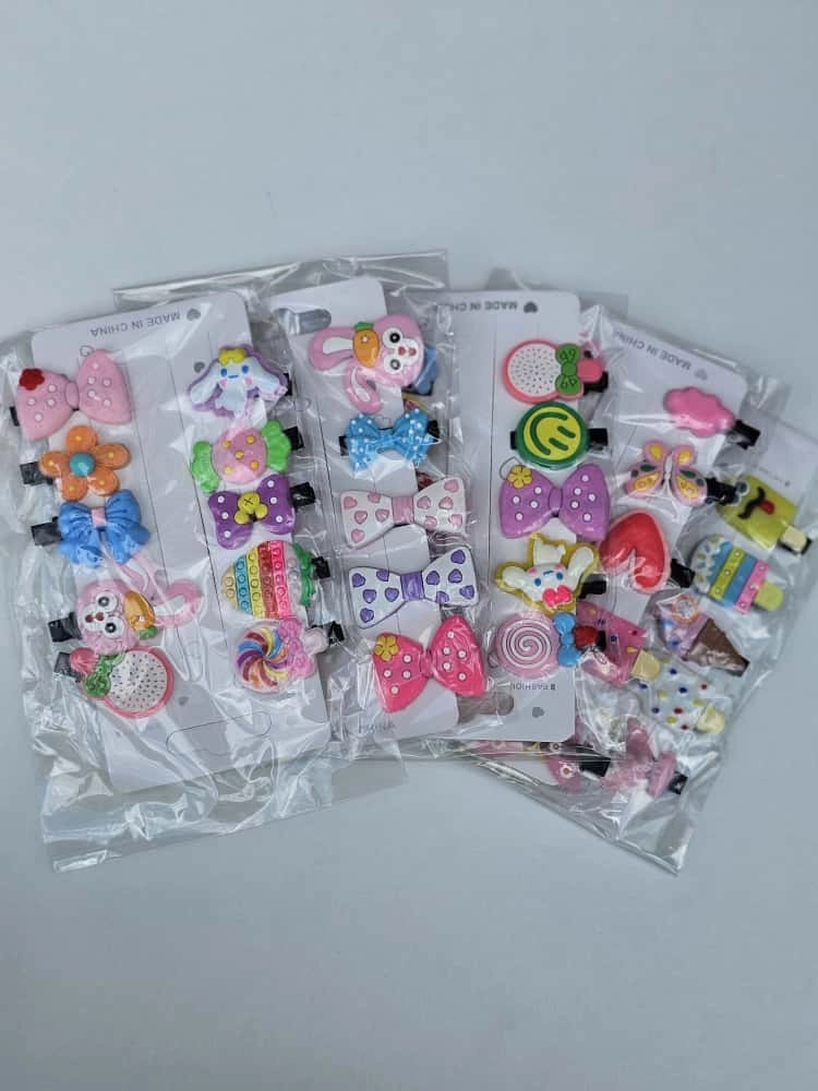 Figürlü 10’lu Mini Pens Toka Kartı 12li Paket