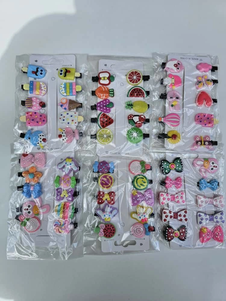 Figürlü 10’lu Mini Pens Toka Kartı 12li Paket