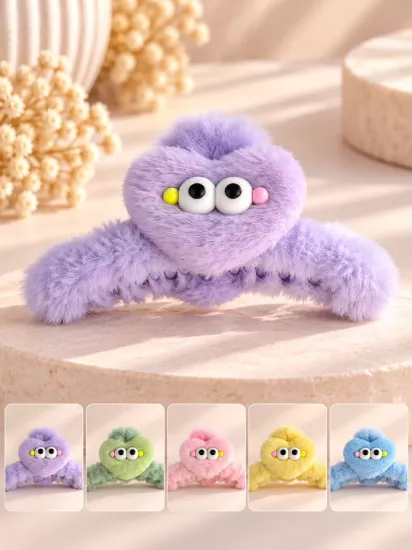 Peluş Dokulu Mandal Toka