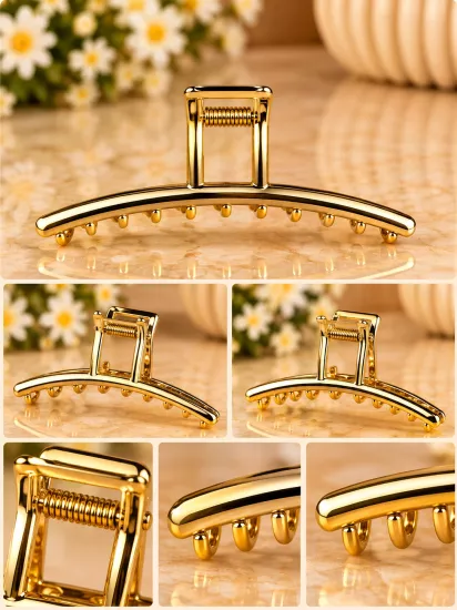 Gold Lüks Metal Toka