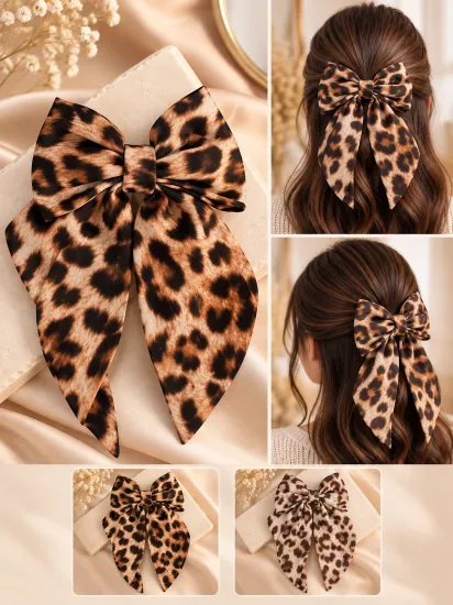 Leopar Desen Otomatik Pens Toka