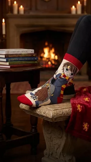 Harry Potter Figürlü Çorap
