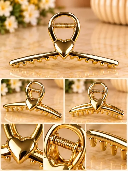 Gold Lüks Metal Toka