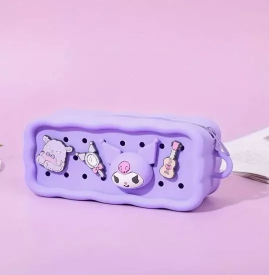  Crocs Model Silikon  Kuromi -Mymelody Kalem Kutu