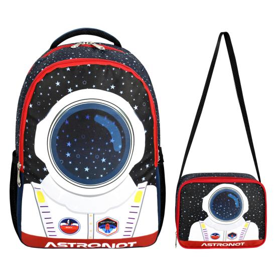 Astronot İlkokul ve Beslenme Çantası Seti