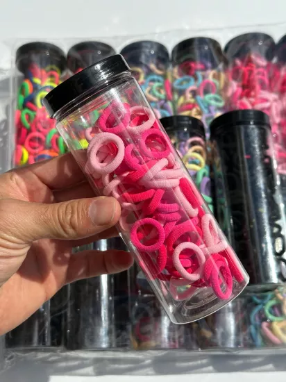 Tüpte 100’lü Mini Lastik Toka ✨ 12’li Paket