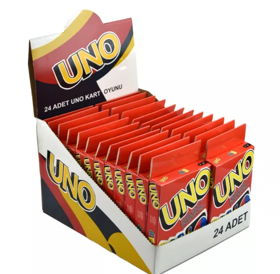 Uno Klasik Kırmızı Kalın Kutu Kart Oyunu
