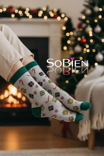 Pamuklu Yılbaşı Çorabı