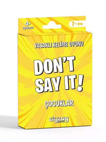 Don’t Say It! - Çocuklar | Yasaklı Kelime Oyunu
