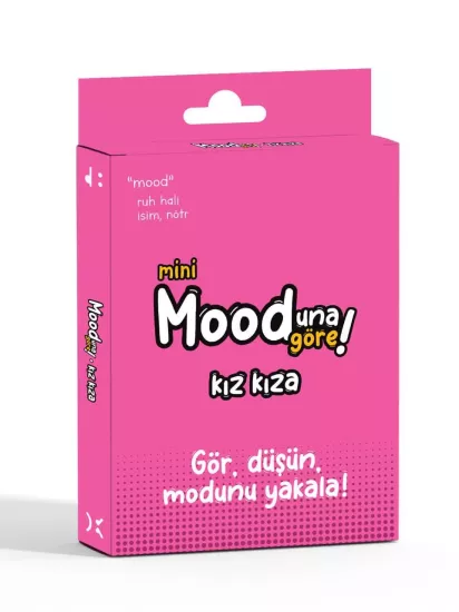 Mooduna Göre Mini - Kız Kıza | Arkadaş & Aile İçin Kutu Oyunu | Kart Oyunu