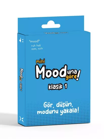 Mooduna Göre Mini - Klasik 1 | Arkadaş & Aile İçin Kutu Oyunu | Kart Oyunu