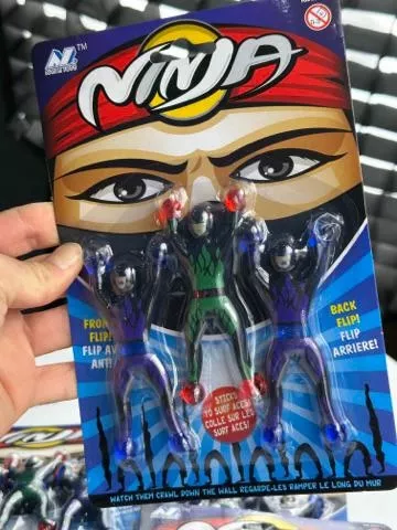 Üçlü Esnek Ninja Yapışkanlı Oyuncak