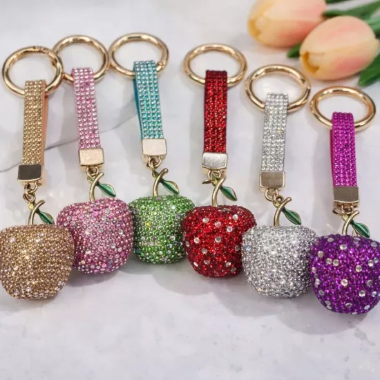 Kristal Taşlı Lüks Anahtarlık ve Çanta Aksesuarı