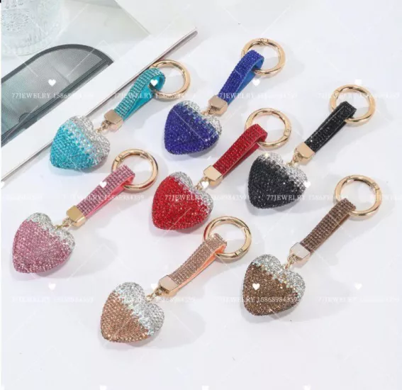 Kristal Taşlı Lüks Anahtarlık ve Çanta Aksesuarı