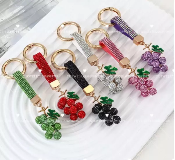 Kristal Taşlı Lüks Anahtarlık ve Çanta Aksesuarı