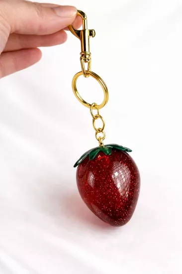 Parlak Büyük Boy Lüks Anahtarlık ve Çanta Aksesuarı