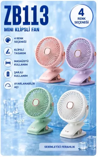 Mini Klipsli Fan