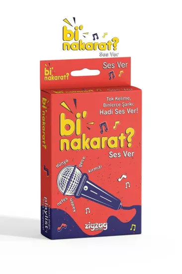 Bi’ Nakarat? Ses Ver Kart Oyunu | Tek Kelimeyle Şarkı Tahmin Oyunu | Eğlenceli Parti Oyunu