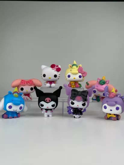 Kuromi Mor Karakter Figür