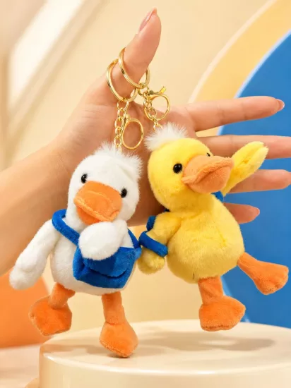 Lüks İthal Büyük Peluş Anahtarlık Çanta Süsü