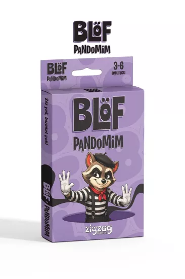 Blöf: Pandomim Kart Oyunu | 3-6 Kişilik Konuşmadan Anlatma ve Blöf Oyunu, 12+ Yaş