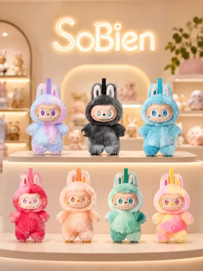 Labubu Peluş Bebek Dekoratif Oyuncak Süpriz Paket Blind Box