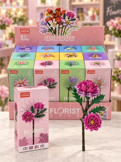 FLORİST POPÜLER ÇİÇEK YAPI OYUNCAĞI