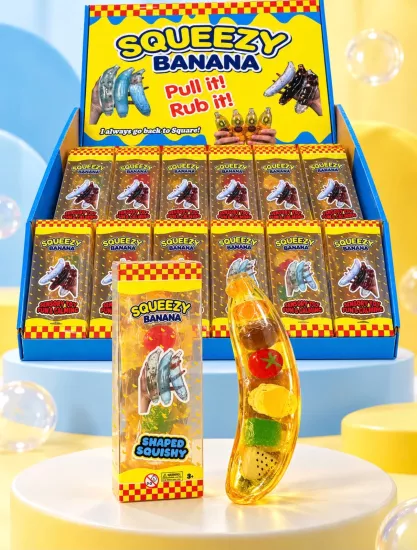 Büyük Boy Meyve Parçacıklı Jel Muz
