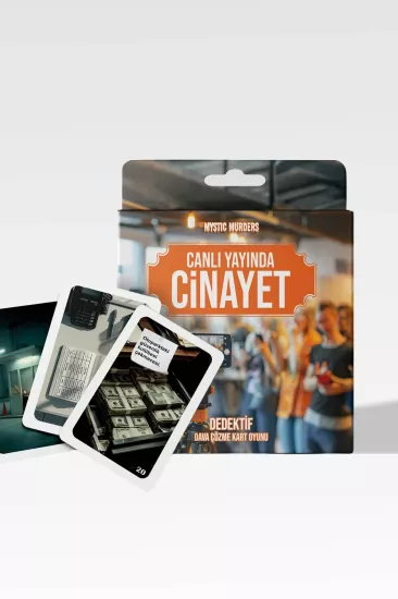 Mystic Murders Dedektif Kart Oyunu - Canlı Yayında Cinayet