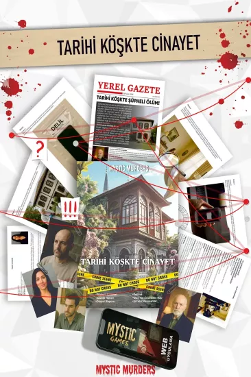 Dedektiflik Cinayet Çözme Oyunu - Tarihi Köşkte Cinayet