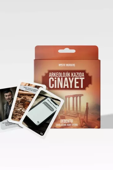 Mystic Murders Dedektif Kart Oyunu - Arkeolojik Kazıda Cinayet