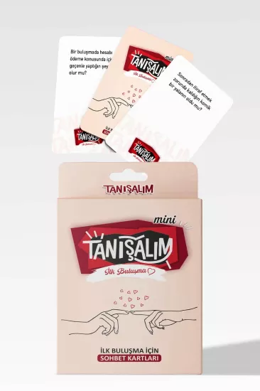 Tanışalım Mini İlk Buluşma İçin Sohbet Kartı