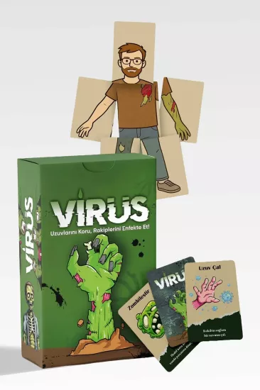 Virüs 80 Kartlı Kart Oyunu