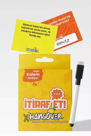 İtiraf Et Mini Kart Oyunu - Hangover