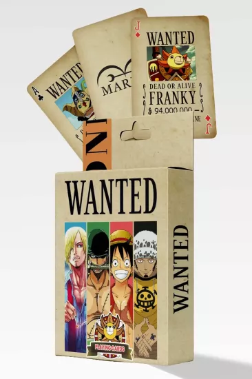 One Piece Wanted İskambil Kartı