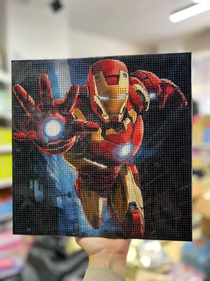 30x30 Ahşap Çerçeve DIY Elmas Taş İşleme Mozaik Tablo