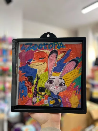 20x20 Plastik Çerçeve DIY Elmas Taş İşleme Mozaik Tablo