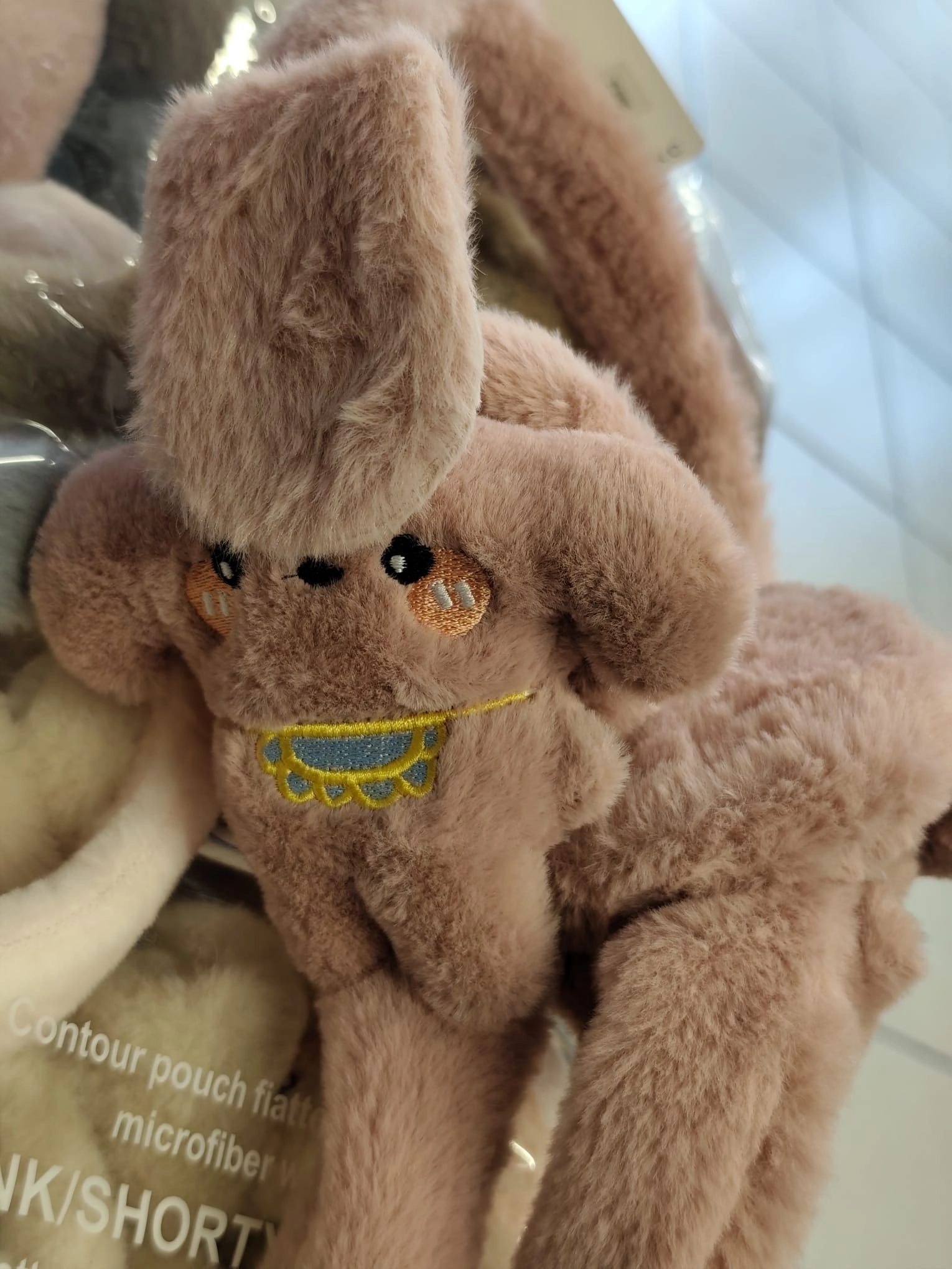 Figürlü Basmalı Peluş Kulaklık